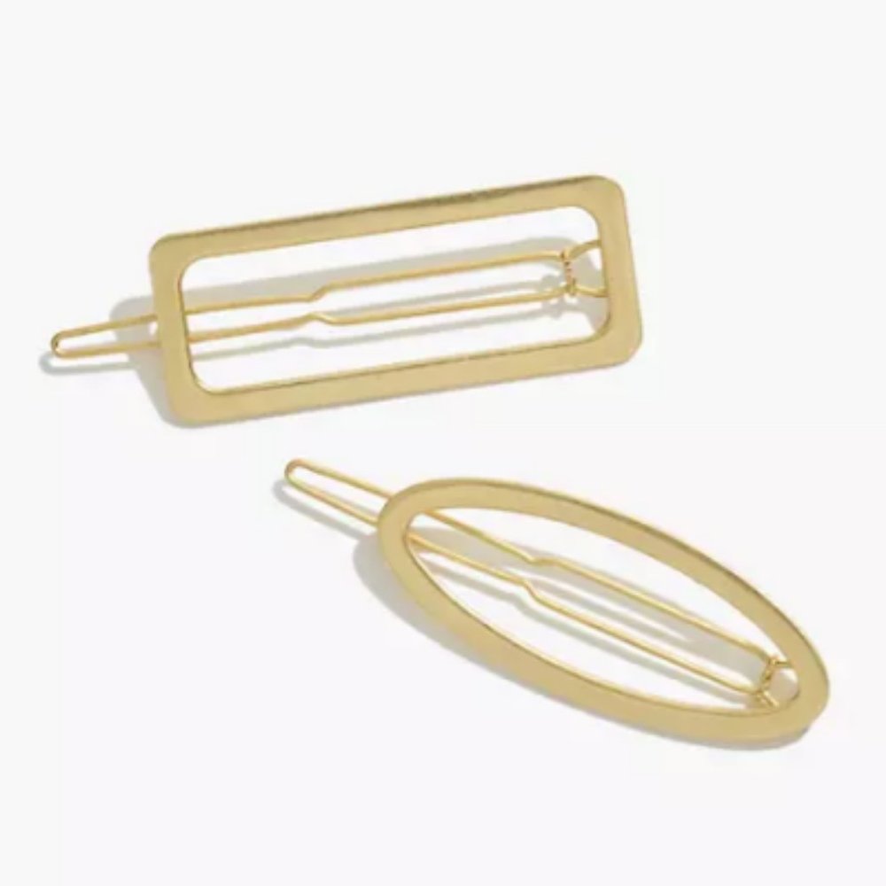Madewell Two-Pack Gold Hair Clips